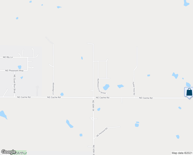 map of restaurants, bars, coffee shops, grocery stores, and more near 1414 Northeast 61st Street in Lawton