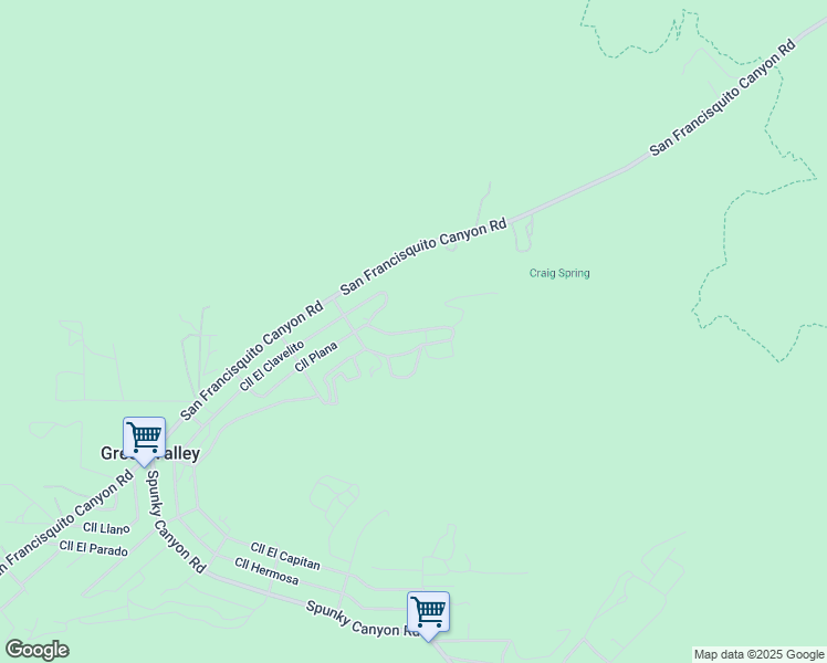 map of restaurants, bars, coffee shops, grocery stores, and more near Calle Maceta De Flores in Green Valley