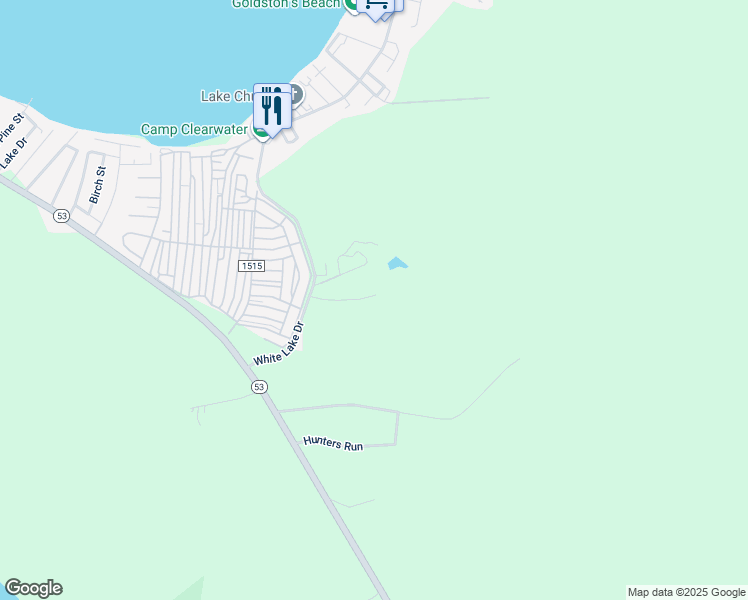 map of restaurants, bars, coffee shops, grocery stores, and more near 2475 White Lake Drive in Elizabethtown