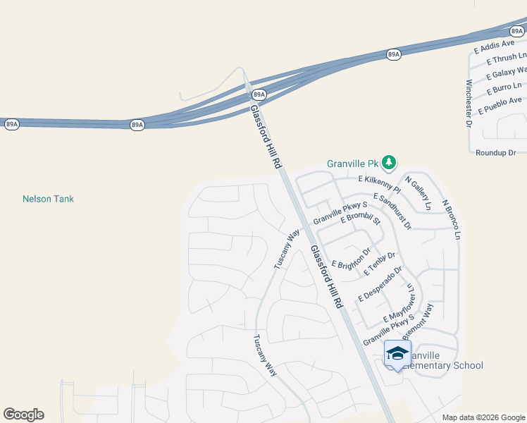 map of restaurants, bars, coffee shops, grocery stores, and more near 5791 North Thornberry Drive in Prescott Valley