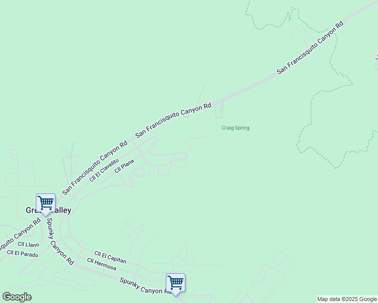 map of restaurants, bars, coffee shops, grocery stores, and more near Calle Maceta De Flores in Green Valley