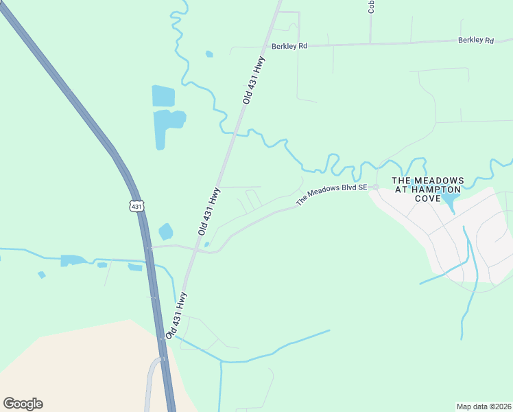 map of restaurants, bars, coffee shops, grocery stores, and more near 1951 Old Highway 431 in Owens Cross Roads