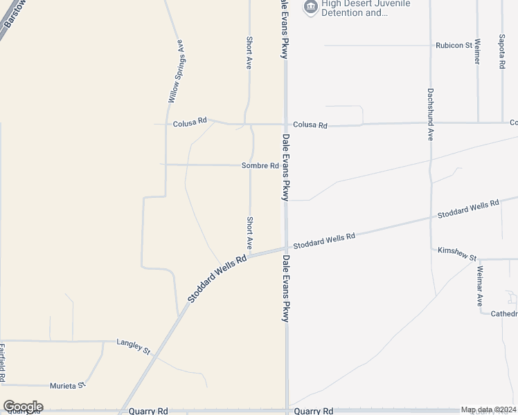 map of restaurants, bars, coffee shops, grocery stores, and more near Short Avenue in Apple Valley