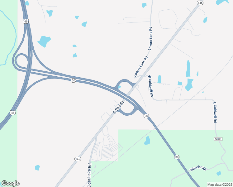 map of restaurants, bars, coffee shops, grocery stores, and more near Mississippi 30 in Booneville