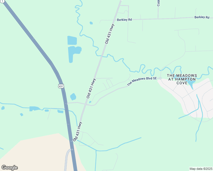 map of restaurants, bars, coffee shops, grocery stores, and more near 1951 Old Highway 431 in Owens Cross Roads