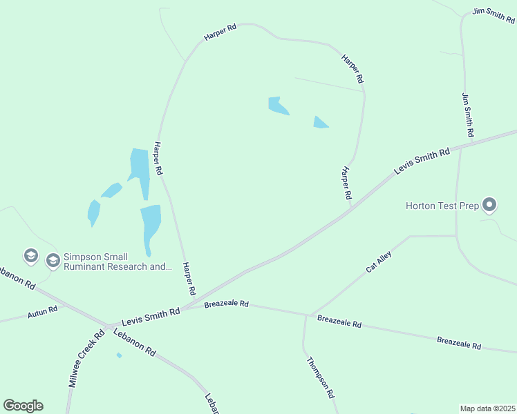 map of restaurants, bars, coffee shops, grocery stores, and more near 1303 Levis Smith Road in Pendleton