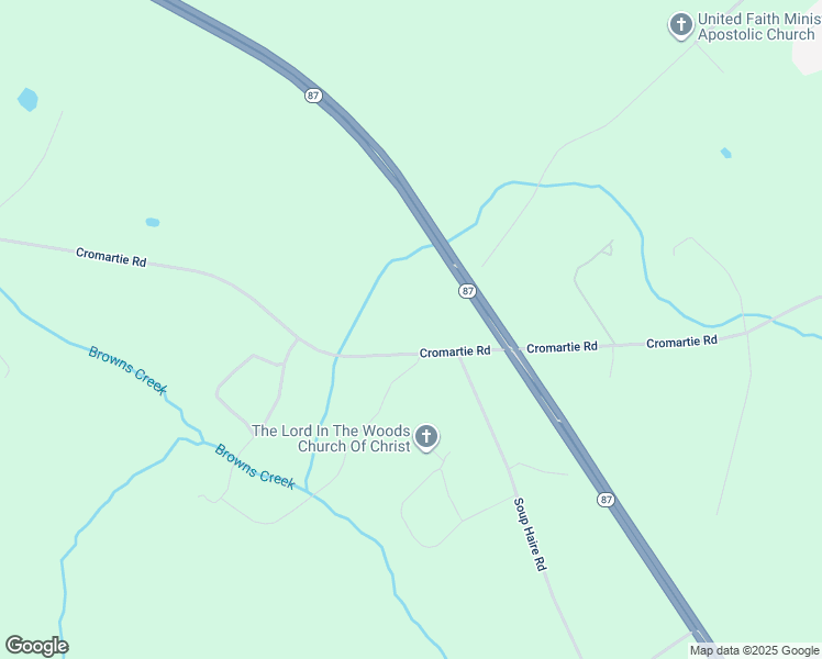 map of restaurants, bars, coffee shops, grocery stores, and more near 1880 Cromartie Road in Elizabethtown