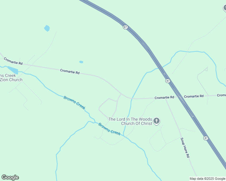 map of restaurants, bars, coffee shops, grocery stores, and more near 2221 Cromartie Road in Elizabethtown
