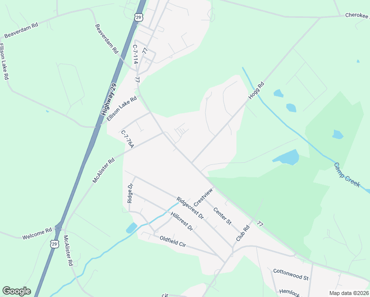 map of restaurants, bars, coffee shops, grocery stores, and more near 901 Beaverdam Road in Williamston