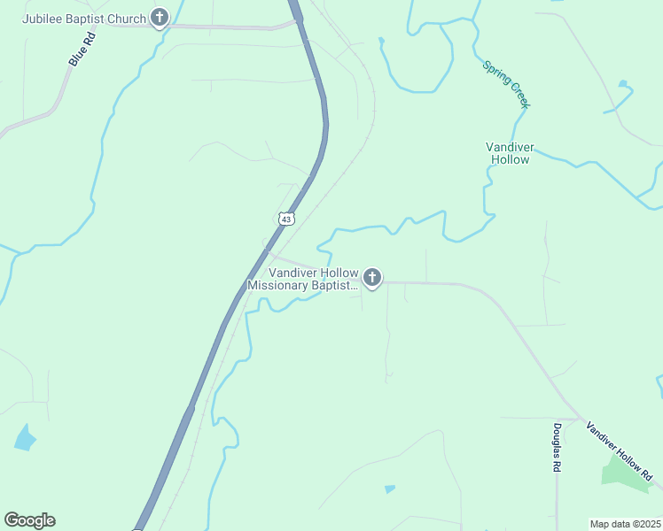 map of restaurants, bars, coffee shops, grocery stores, and more near 205 Vandiver Hollow Road in Tuscumbia