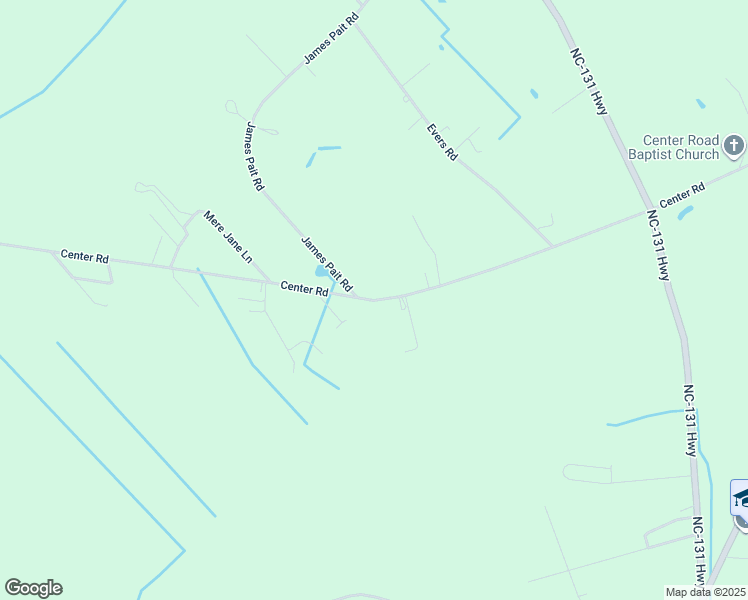 map of restaurants, bars, coffee shops, grocery stores, and more near Center Road in Bladen County