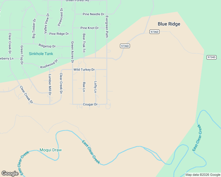 map of restaurants, bars, coffee shops, grocery stores, and more near 154 Big Pines Drive in Happy Jack