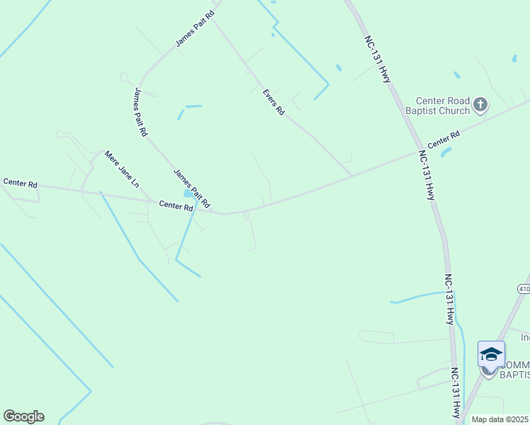 map of restaurants, bars, coffee shops, grocery stores, and more near 3309 Center Road in Bladenboro