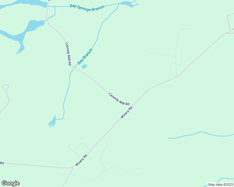 map of restaurants, bars, coffee shops, grocery stores, and more near 106 Cassidy Mill Road in Patrick