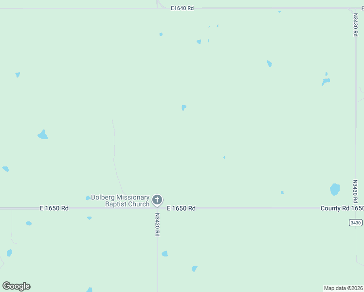 map of restaurants, bars, coffee shops, grocery stores, and more near 2246 County Road 1650 in Roff