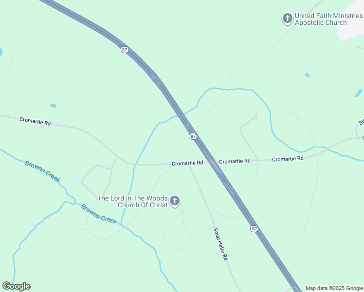 map of restaurants, bars, coffee shops, grocery stores, and more near 1744 Cromartie Road in Elizabethtown