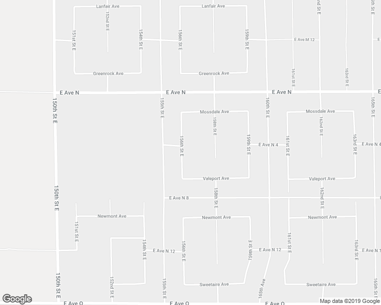 map of restaurants, bars, coffee shops, grocery stores, and more near 40964 156th Street East in Lancaster