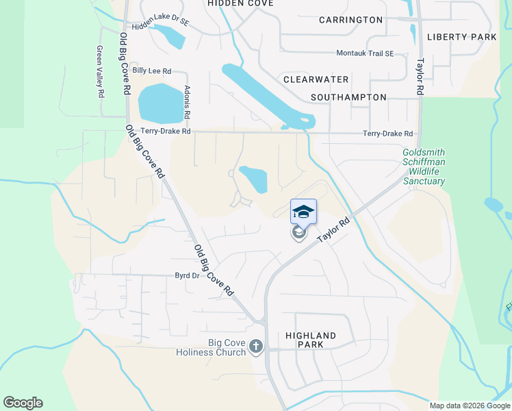 map of restaurants, bars, coffee shops, grocery stores, and more near 266 Terry Drake Road in Owens Cross Roads