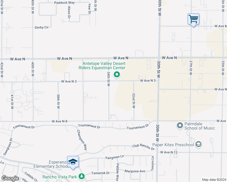 map of restaurants, bars, coffee shops, grocery stores, and more near in Leona Valley
