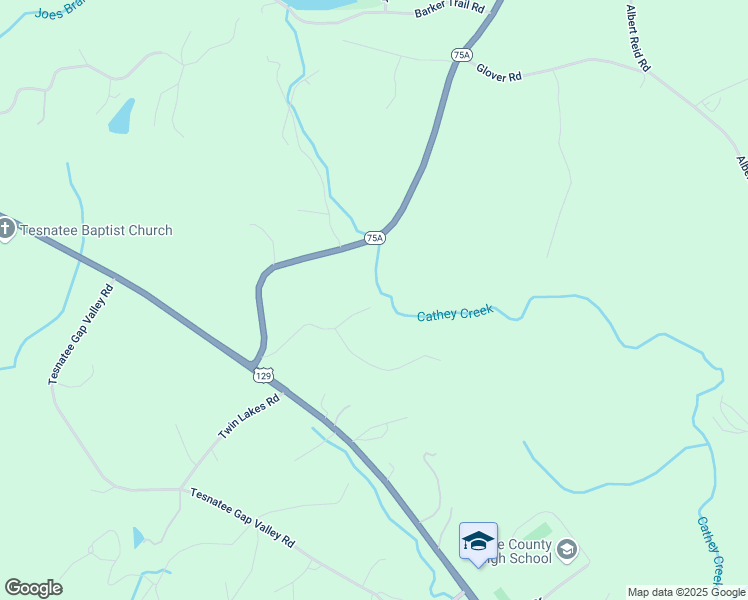 map of restaurants, bars, coffee shops, grocery stores, and more near 107 Bartholomew Drive in Cleveland