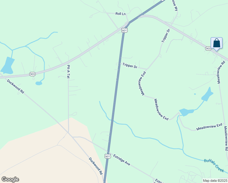 map of restaurants, bars, coffee shops, grocery stores, and more near 3734 Gold Mine Highway in Kershaw