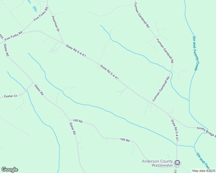 map of restaurants, bars, coffee shops, grocery stores, and more near 1747 State Road S-4-97 in Anderson