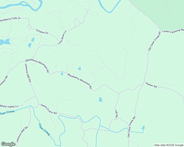 map of restaurants, bars, coffee shops, grocery stores, and more near Mitten Leaf Lane in Gilmer County