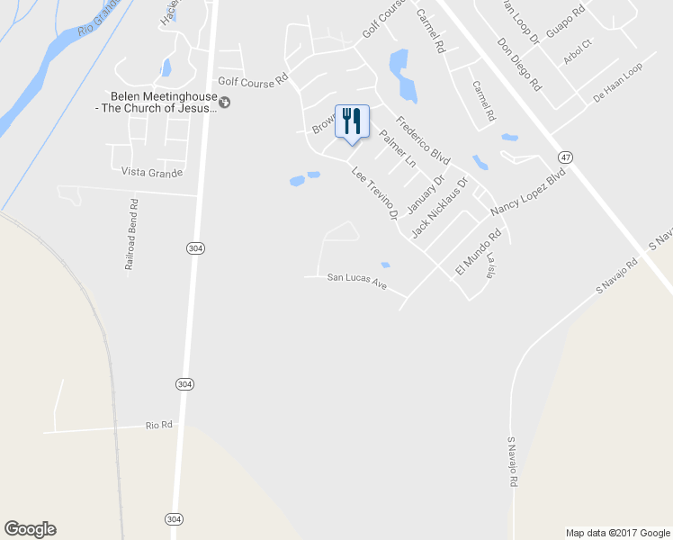 map of restaurants, bars, coffee shops, grocery stores, and more near 123 San Lucas Avenue in Belen