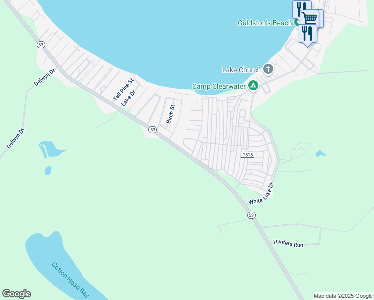 map of restaurants, bars, coffee shops, grocery stores, and more near 29 Jamie Junction in Elizabethtown