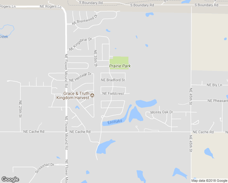 map of restaurants, bars, coffee shops, grocery stores, and more near 3702 Northeast Fieldcrest in Lawton