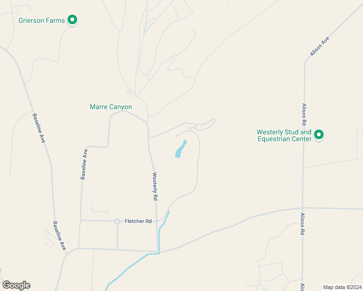 map of restaurants, bars, coffee shops, grocery stores, and more near 1620 Westerly Road in Santa Ynez