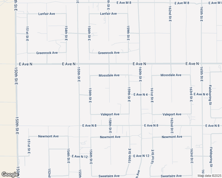 map of restaurants, bars, coffee shops, grocery stores, and more near 41060 158th Street East in Lancaster
