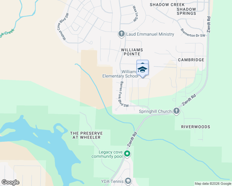 map of restaurants, bars, coffee shops, grocery stores, and more near 101 Sandpiper Court in Huntsville