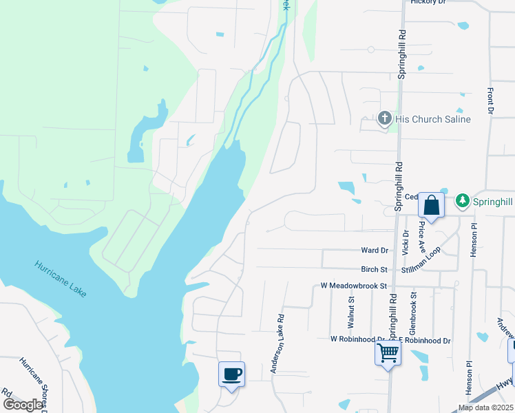 map of restaurants, bars, coffee shops, grocery stores, and more near 7011 Worth Avenue East in Benton