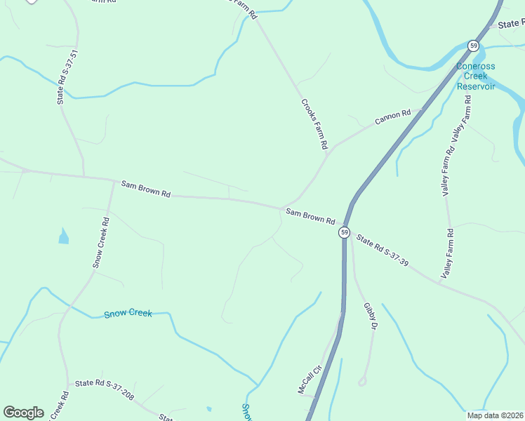 map of restaurants, bars, coffee shops, grocery stores, and more near 216 Sam Brown Road in Seneca