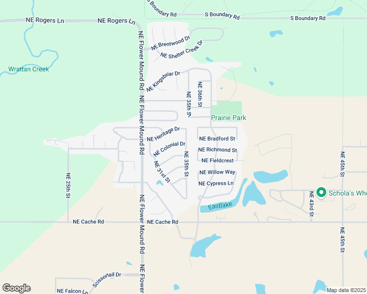 map of restaurants, bars, coffee shops, grocery stores, and more near 3120 Northeast Colonial Drive in Lawton