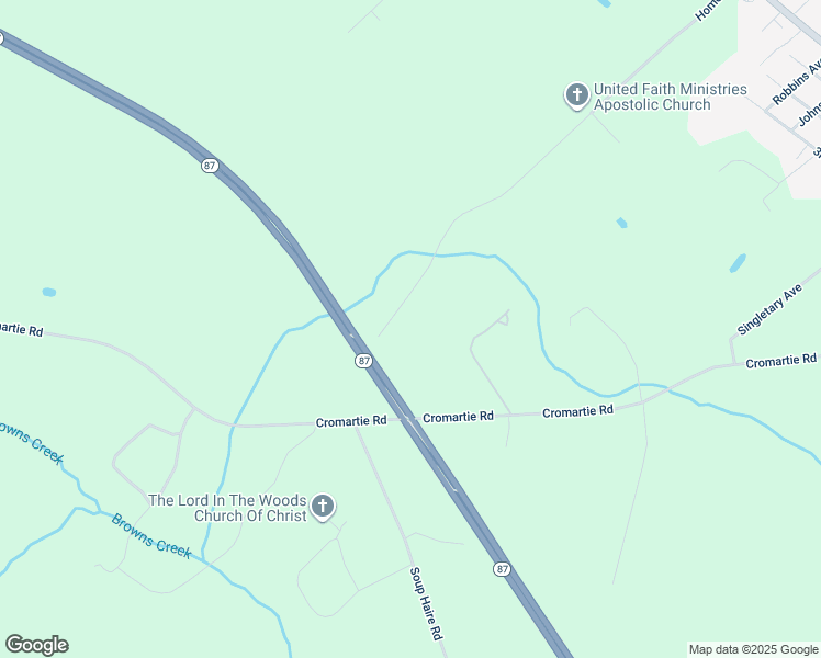 map of restaurants, bars, coffee shops, grocery stores, and more near North Carolina 87 Bypass in Elizabethtown