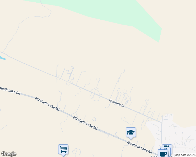 map of restaurants, bars, coffee shops, grocery stores, and more near 41063 Rulen Road in Palmdale