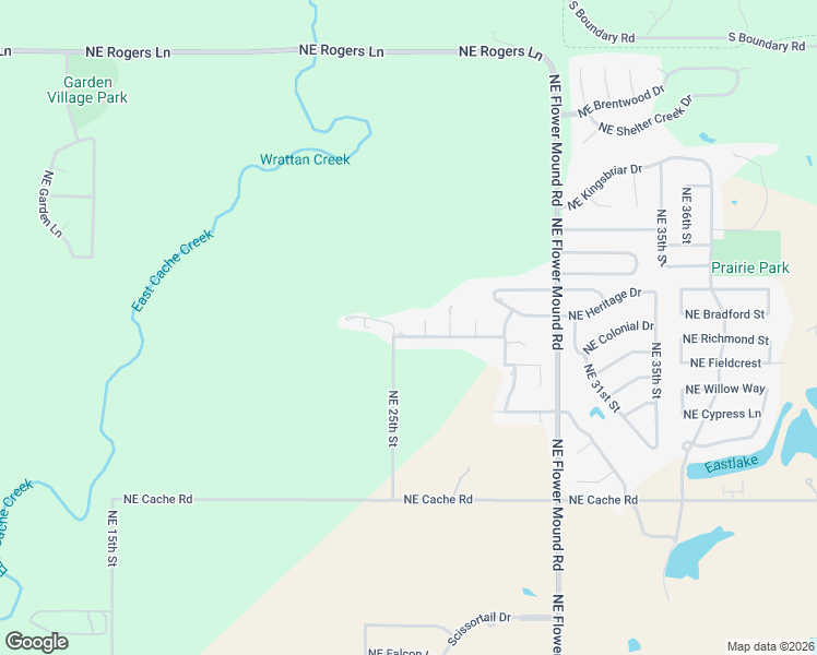 map of restaurants, bars, coffee shops, grocery stores, and more near 2508 Northeast Heritage Creek Drive in Lawton