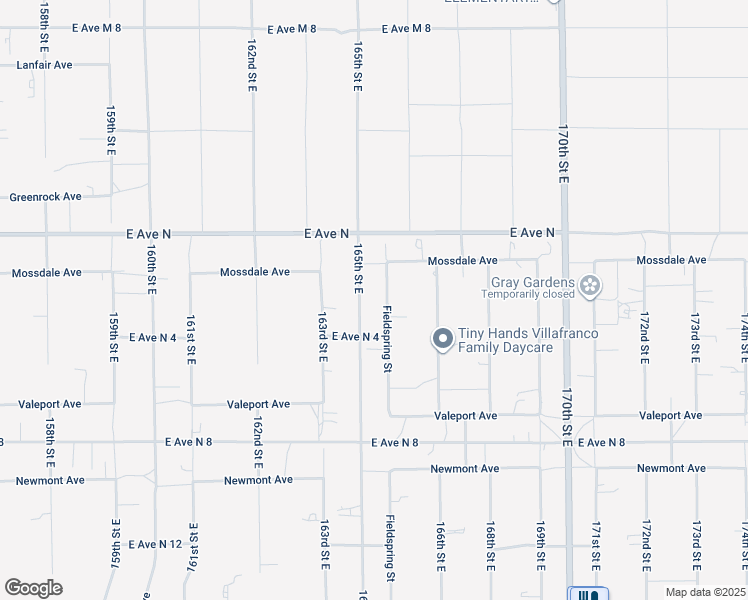 map of restaurants, bars, coffee shops, grocery stores, and more near 41043 Fieldspring Street in Lancaster