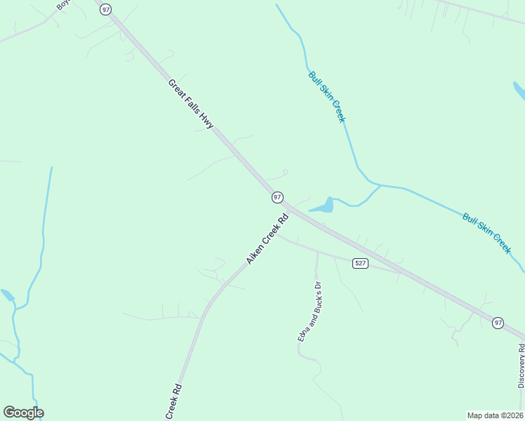 map of restaurants, bars, coffee shops, grocery stores, and more near 1888 Aiken Creek Road in Blackstock