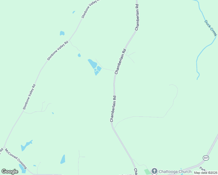 map of restaurants, bars, coffee shops, grocery stores, and more near 5734 Chamberlain Road in LaFayette