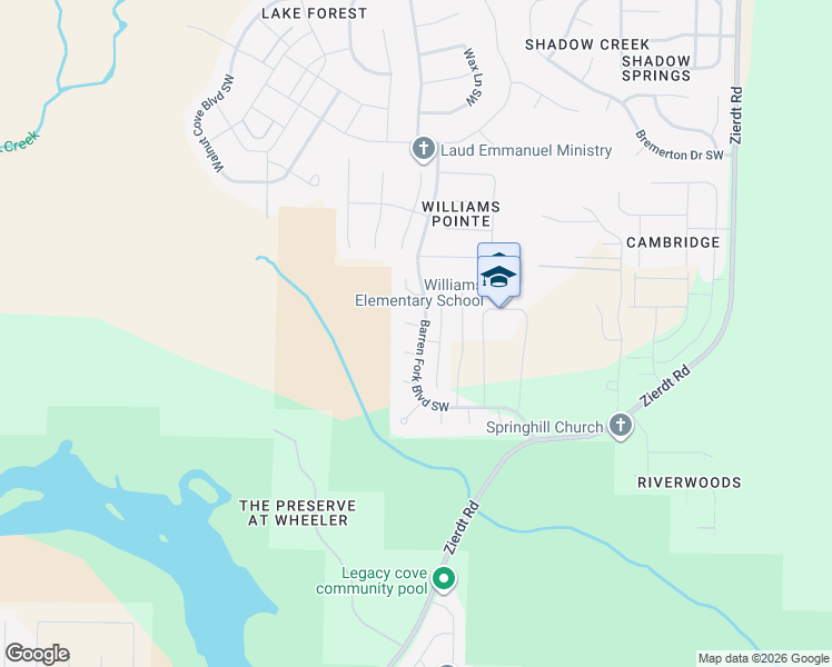 map of restaurants, bars, coffee shops, grocery stores, and more near 101 Sandpiper Court in Huntsville