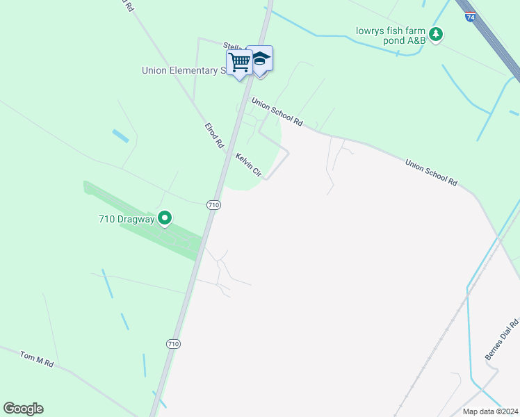 map of restaurants, bars, coffee shops, grocery stores, and more near in Rowland