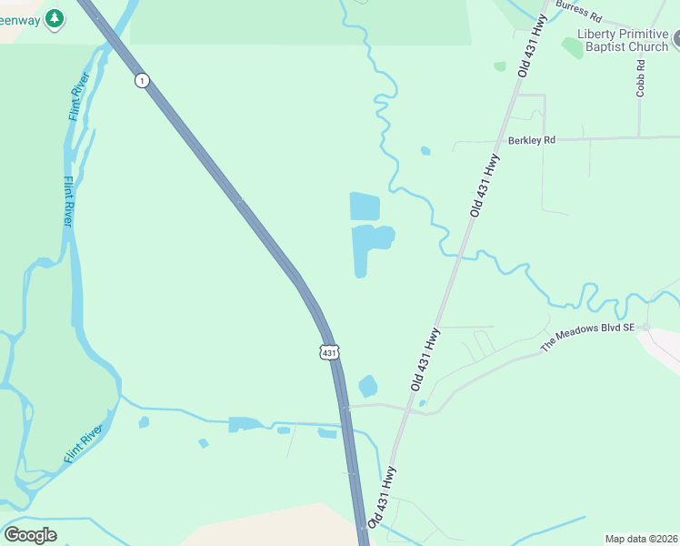 map of restaurants, bars, coffee shops, grocery stores, and more near Alabama 1 in Owens Cross Roads
