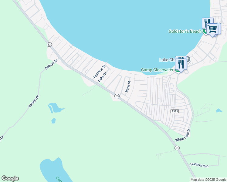 map of restaurants, bars, coffee shops, grocery stores, and more near 21 Louise Avenue in Elizabethtown