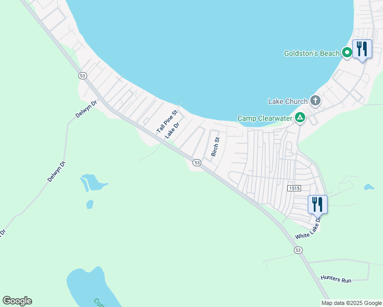 map of restaurants, bars, coffee shops, grocery stores, and more near 21 Louise Avenue in Elizabethtown