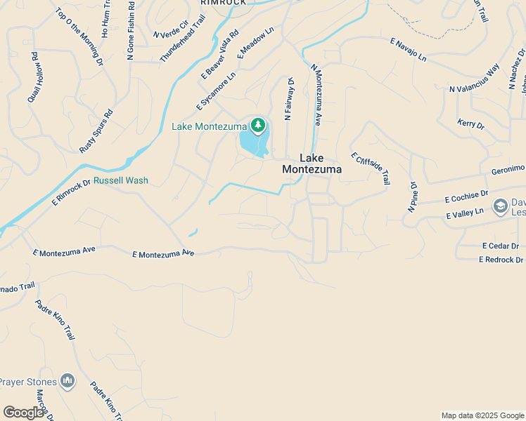 map of restaurants, bars, coffee shops, grocery stores, and more near 3965 East Yuma Drive in Lake Montezuma