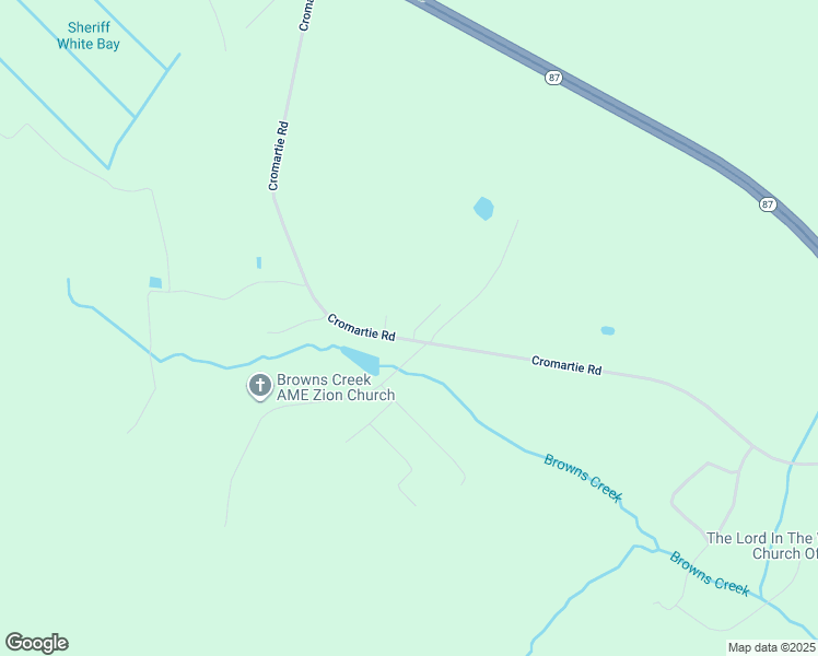 map of restaurants, bars, coffee shops, grocery stores, and more near 2938 Cromartie Road in Elizabethtown
