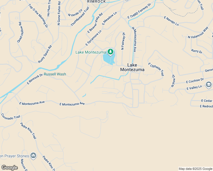 map of restaurants, bars, coffee shops, grocery stores, and more near 3965 East Yuma Drive in Lake Montezuma